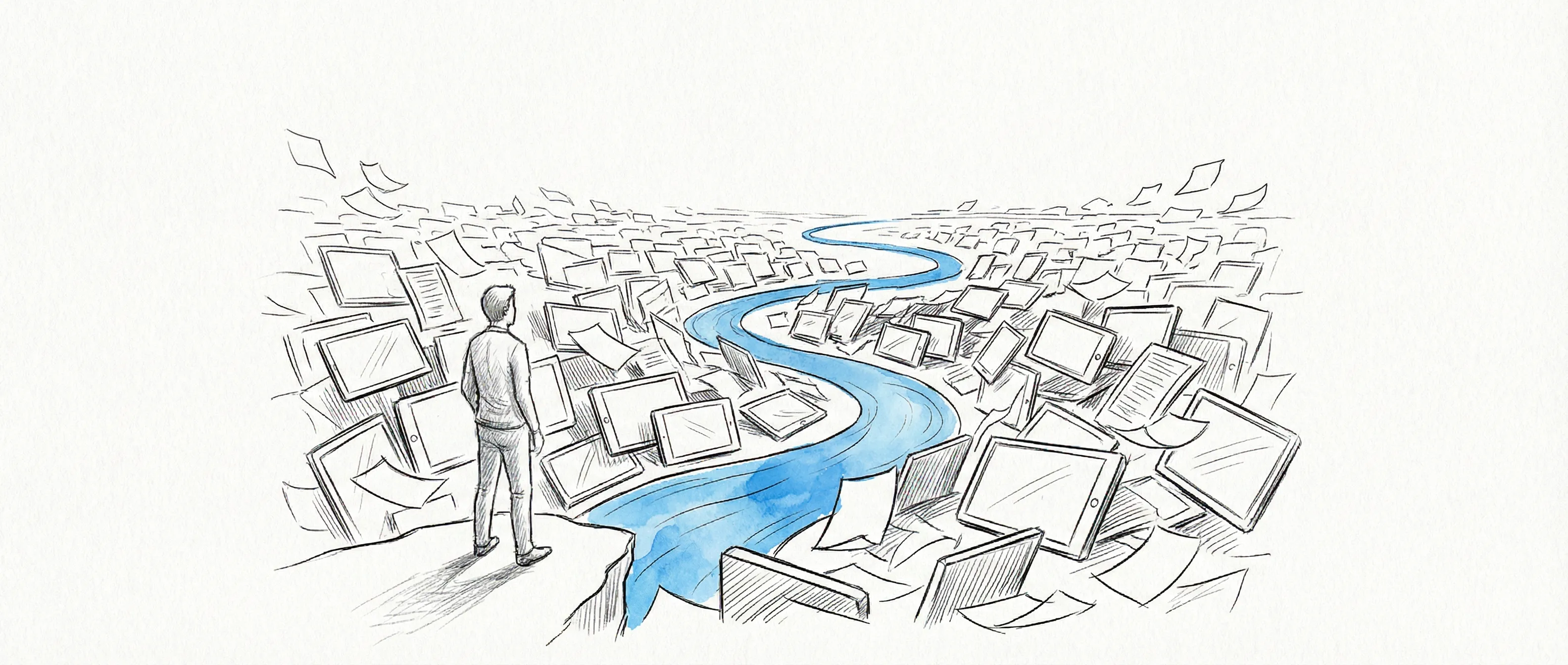 Strategische contentdistributie die opvalt in een verzadigde markt vol informatieovervloed