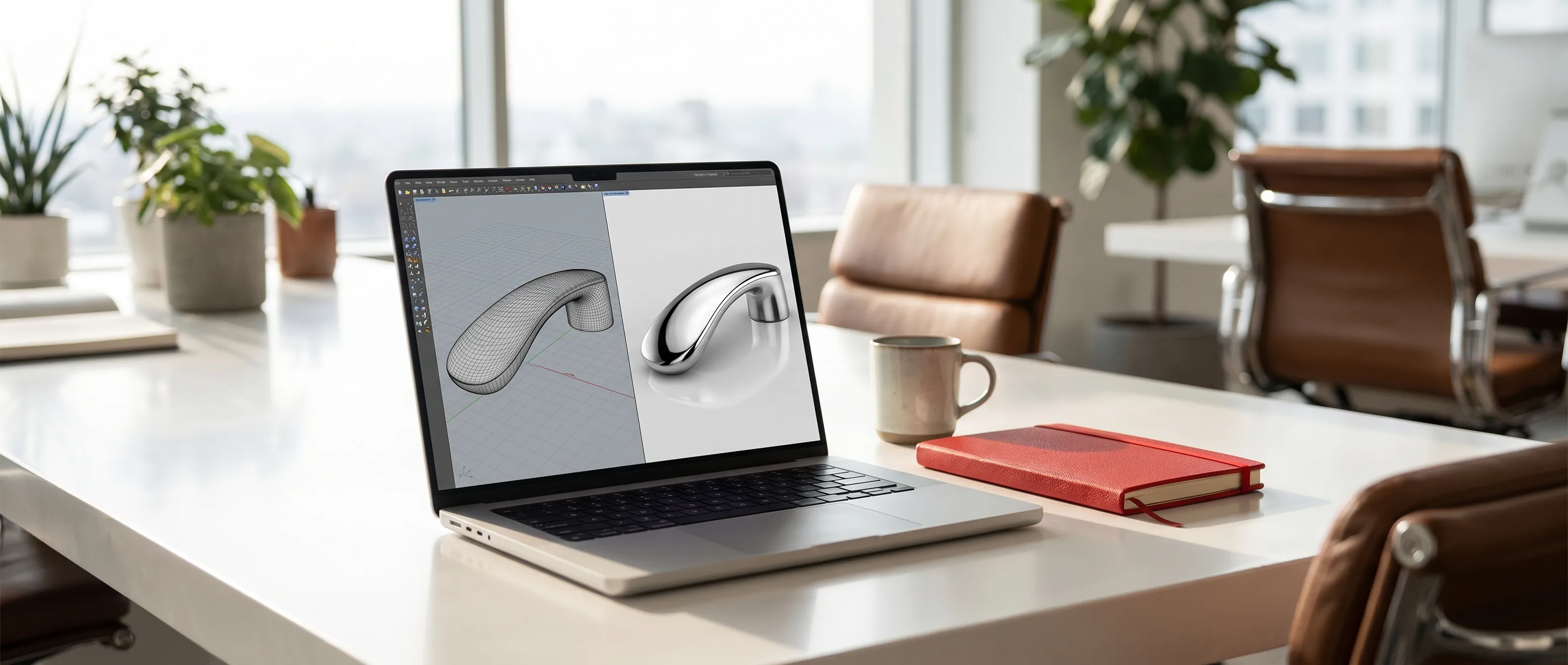 Efficiënt proces van CAD-bestand naar fotorealistische 3d rendering e-commerce productbeelden